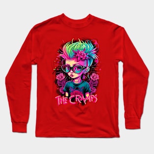 Punk Girl - The Cramps Long Sleeve T-Shirt